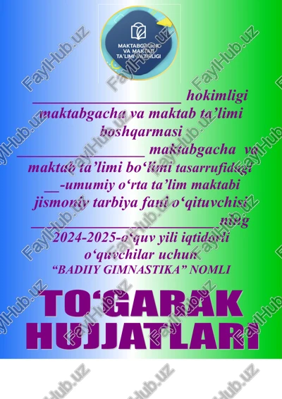 badiiy gimnastika — DOC