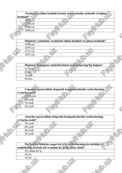 nechinchi yilda liderlik qirralari ro’yxati — DOCX