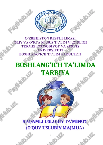 raqamli uslubiy ta’minot — DOC