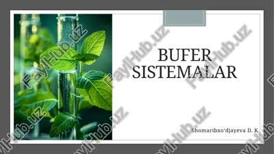 bufersistemalar — PPTX