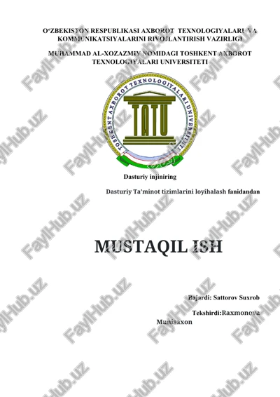 vizual modellashtirish vositasi — DOCX