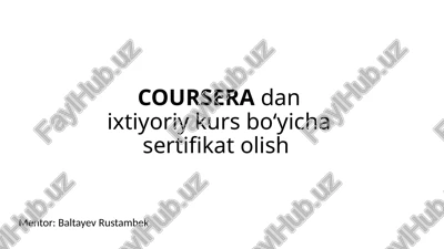 coursera — PPTX
