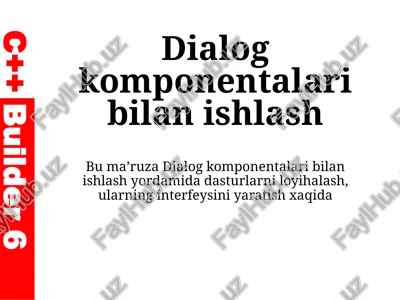 dialogkomponentalaribilanishlash — PPTX