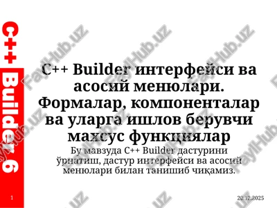 c++ builder 6 — PPTX