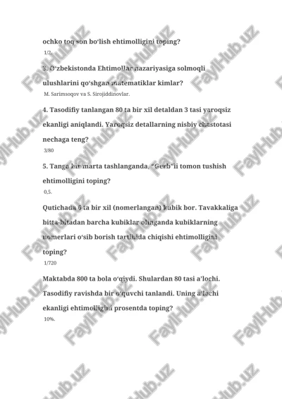 matematika darslik — DOCX