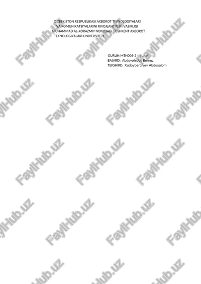 o’zbekiston respublikasi axborot texnologiyalari — DOCX