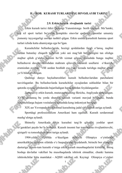 erkin kurash tarixi — DOCX