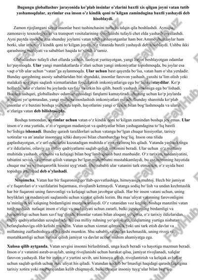globallashuv — DOCX