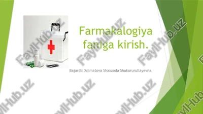 farmakalogiyafanigakirish — PPTX