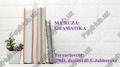 grammatika — PPTX