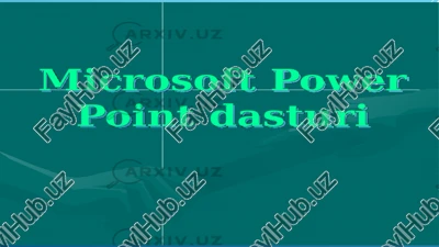 point dasturi — PPTX