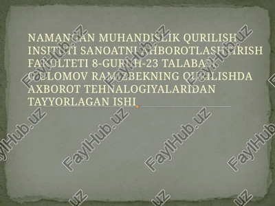 word dasturi — PPTX