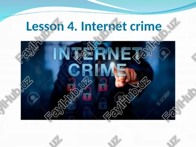 internet crime — PPT