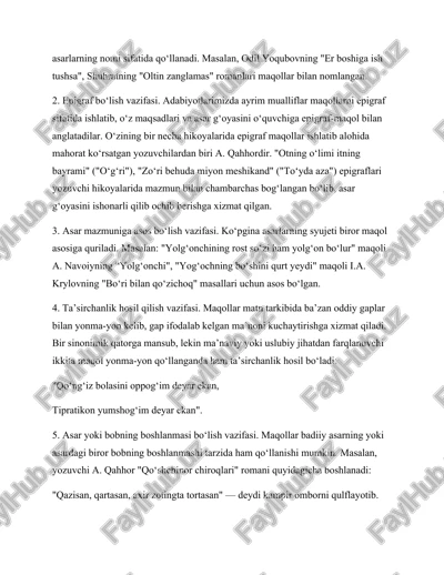 maqollardagi epigraflar — DOCX