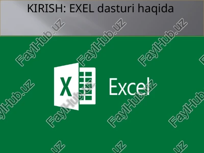 microsoft excel — PPTX