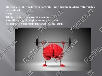 maruza-2.tibbiypedagogiknazorat — PPTX