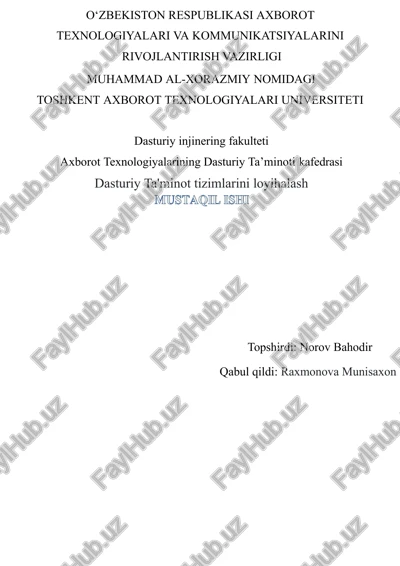spetsifikatsiya usullari va kodo generatsiya imkoniyatlari — PPTX