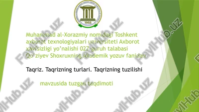 taqriz — PPTX