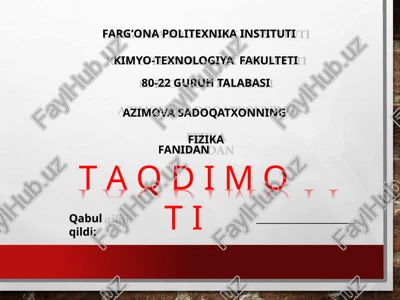 suyuq kristallar va ularning xususiyatlari — PPTX