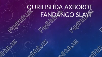 sichqoncha — PPTX