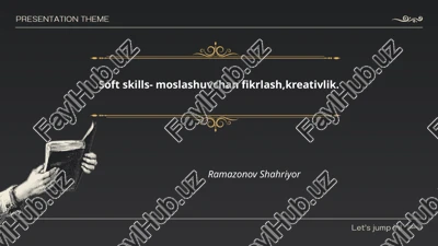 moslashuvchan fikrlash va kreativlik — PPTX