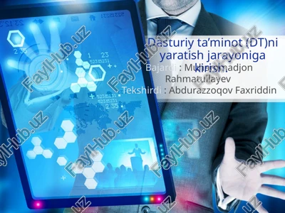 dasturiy ta’minot (dt) — PPTX