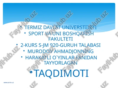 voleybolo`yini usullari — PPTX