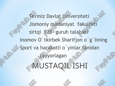 yengil atletika — PPT