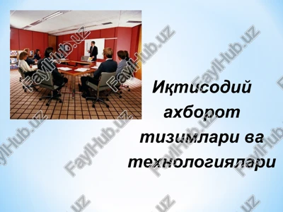 tizim — PPT