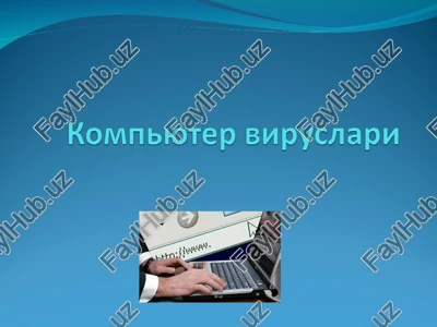 kompyuter viruslari — PPT