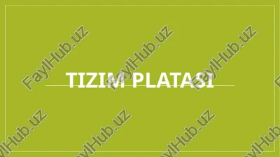 tizimplatasi — PPTX