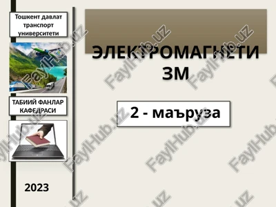 elektromagnetizm — PPTX
