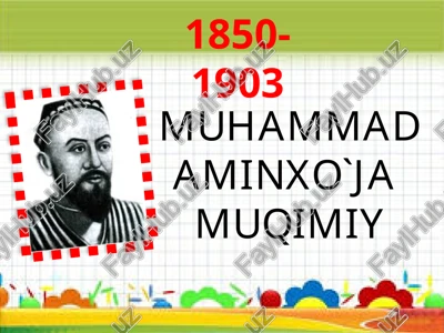 muhammad aminxo`ja muqimiy — PPTX