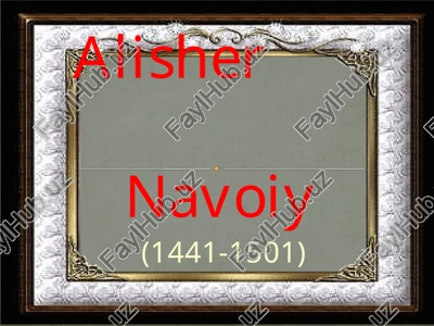 nizomiddin mir alisher navoiy — PPTX