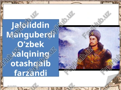 jaloliddin manguberdi — PPTX