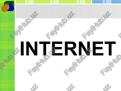 internet haqida — PPT