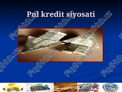 pul kredit siyosati — PPT