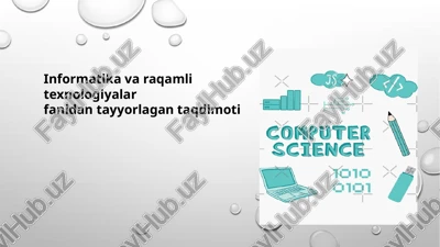 sonlarni bir sanoq sistemasidan boshqa sanoq sistemasiga o’tkazish — PPTX