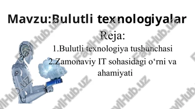 bulutli texnologiyalar — PPTX