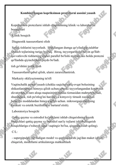 kopriksimon protezlarni ishlab chiqarish — DOCX
