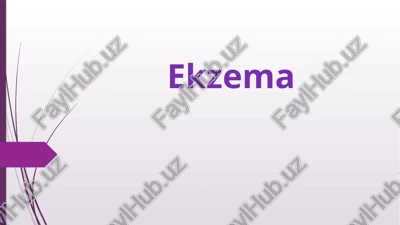 ekzema — PPTX
