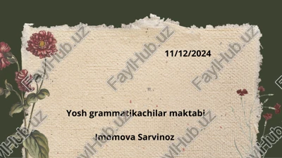 yosh grammatikachilar maktabi — PDF