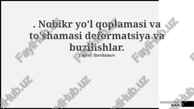 shikastlanish mexanizmlari — PPTX