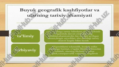 buyuk geografik kashfiyotlar — PPTX