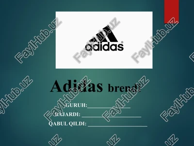 adidas brendi — PPTX