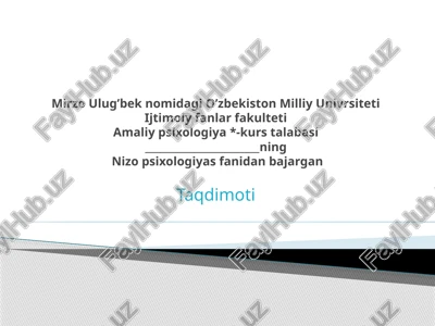 nizoni o’rganishning falsafiy ananalari — PPTX