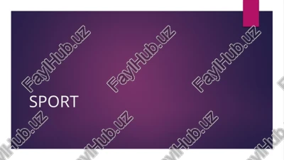 sport — PPTX