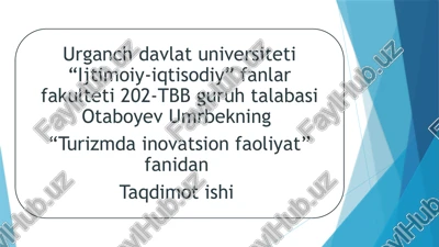 rivojlangandavlatlardainovatsionfaoliyatniboshqarish — PPTX