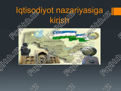iqtisodiyot nazariyasi — PPTX