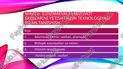 vakillari va ahamiyati — PPTX